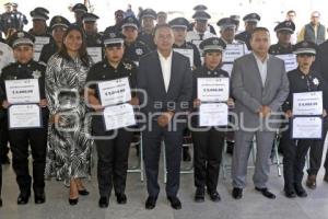 SAN ANDRÉS CHOLULA  . PREMIO AL POLICÍA