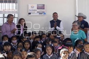 SAN ANDRÉS CHOLULA . ENTREGA AULAS