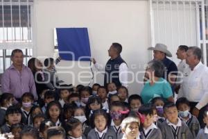 SAN ANDRÉS CHOLULA . ENTREGA AULAS