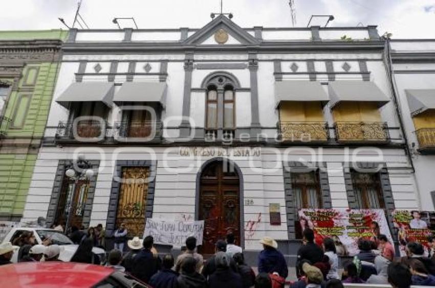 CONGRESO . MANIFESTACIÓN COYOMEAPAN