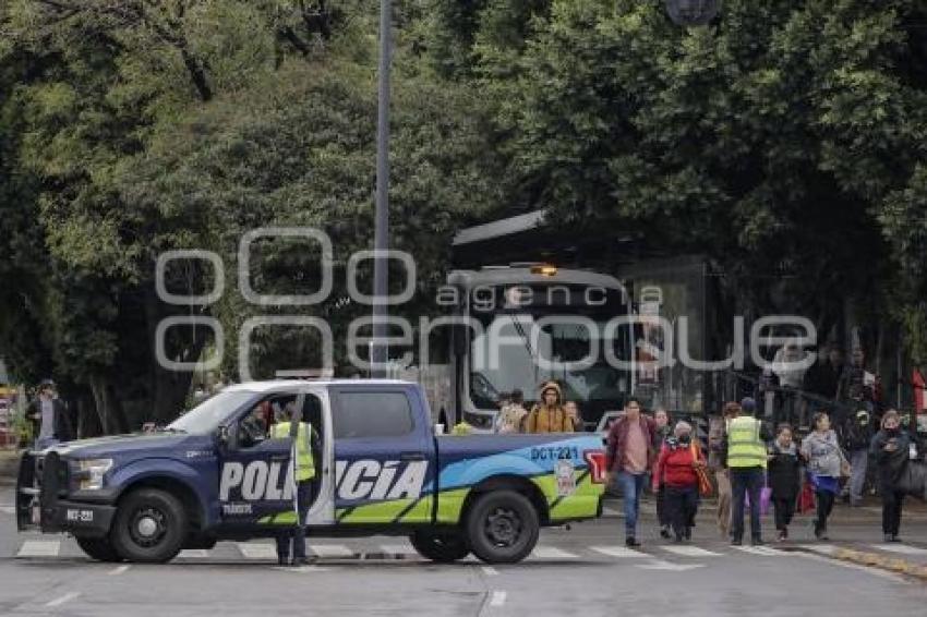 MANIFESTACIÓN . CIERRE VIAL