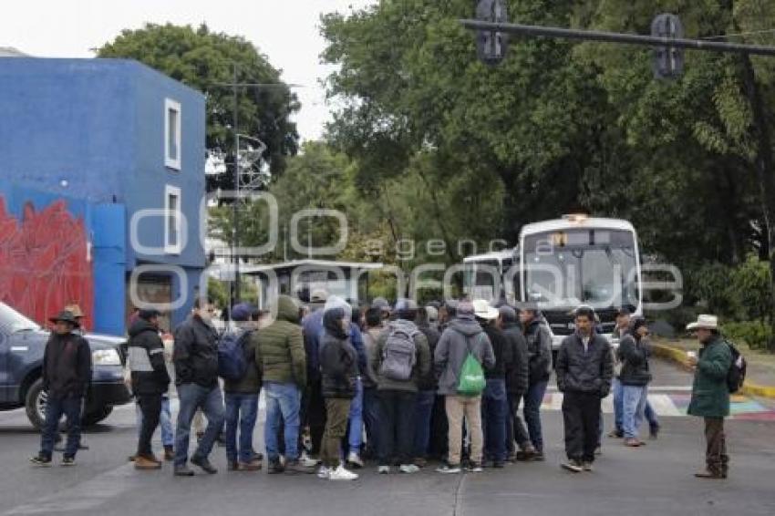 MANIFESTACIÓN . CIERRE VIAL