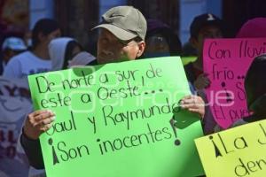 TLAXCALA . MANIFESTACIÓN DETENIDOS