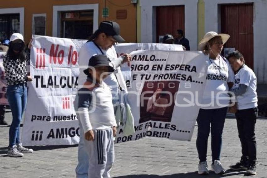 TLAXCALA . MANIFESTACIÓN DETENIDOS