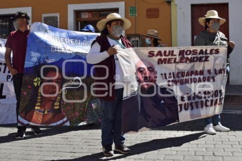 TLAXCALA . MANIFESTACIÓN DETENIDOS