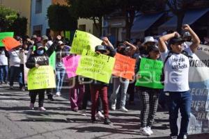 TLAXCALA . MANIFESTACIÓN DETENIDOS