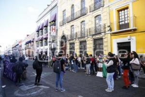 DÍA NARANJA . MARCHA FEMINISTAS