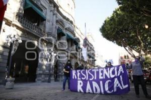 DÍA NARANJA . MARCHA FEMINISTAS