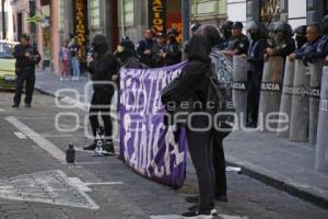 DÍA NARANJA . MARCHA FEMINISTAS