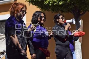 TLAXCALA . MARCHA FEMINISTAS