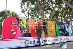 AYUNTAMIENTO . LETRAS PUEBLA