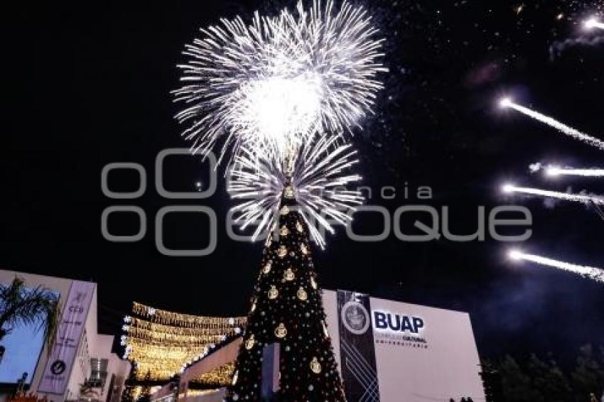 BUAP . ÁRBOL NAVIDEÑO