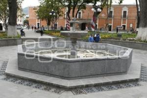 TLAXCALA . REHABILITACIÓN FUENTE