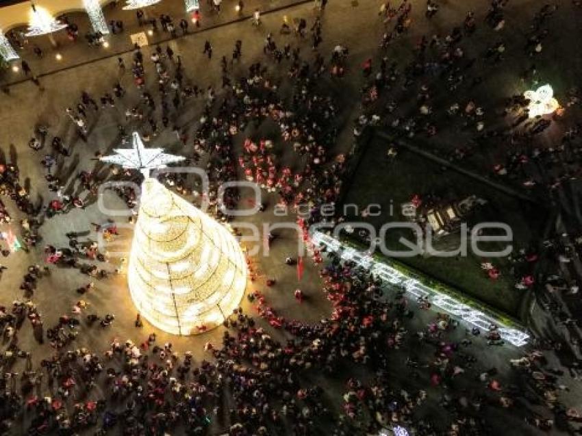 SAN PEDRO CHOLULA . ÁRBOL NAVIDEÑO