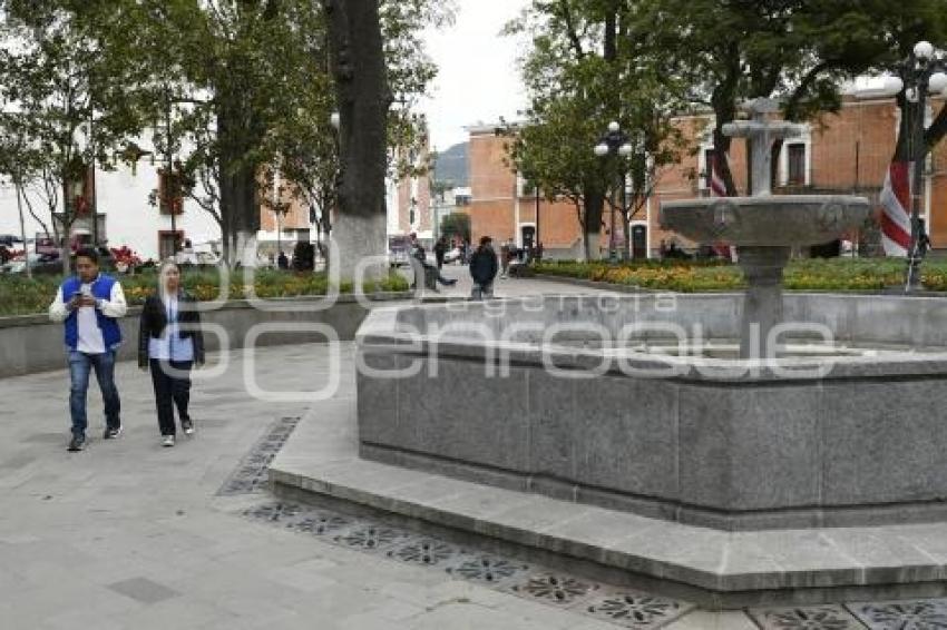 TLAXCALA . REHABILITACIÓN FUENTE