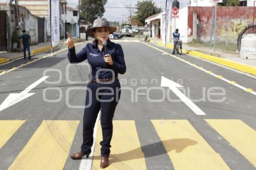 SAN PEDRO CHOLULA . PAVIMENTACIÓN CALLES