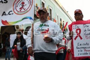 TLAXCALA . SIDA . MARCHA