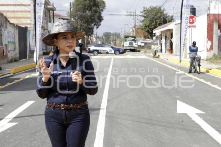 SAN PEDRO CHOLULA . PAVIMENTACIÓN CALLES