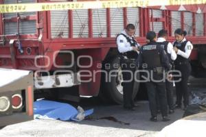 MOTOCICLISTA ATROPELLADO