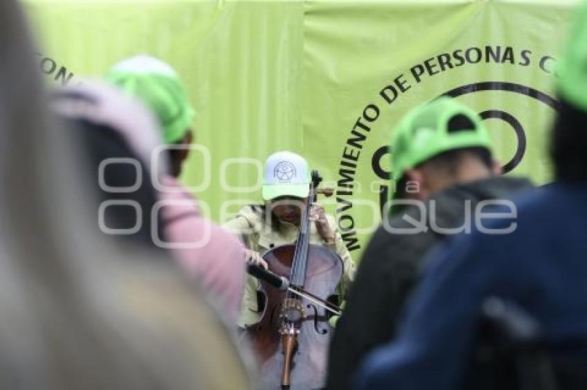 TLAXCALA . MARCHA PERSONAS CON DISCAPACIDAD