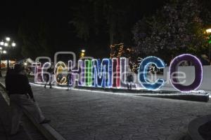 TOCHIMILCO . ILUMINACIÓN NAVIDEÑA