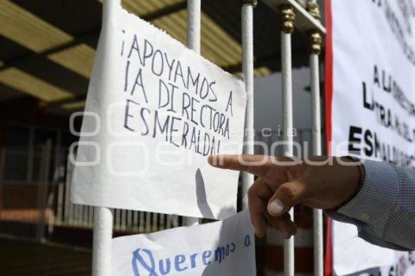 TLAXCALA . MANIFESTACIÓN . ESCUELA