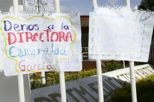 TLAXCALA . MANIFESTACIÓN . ESCUELA