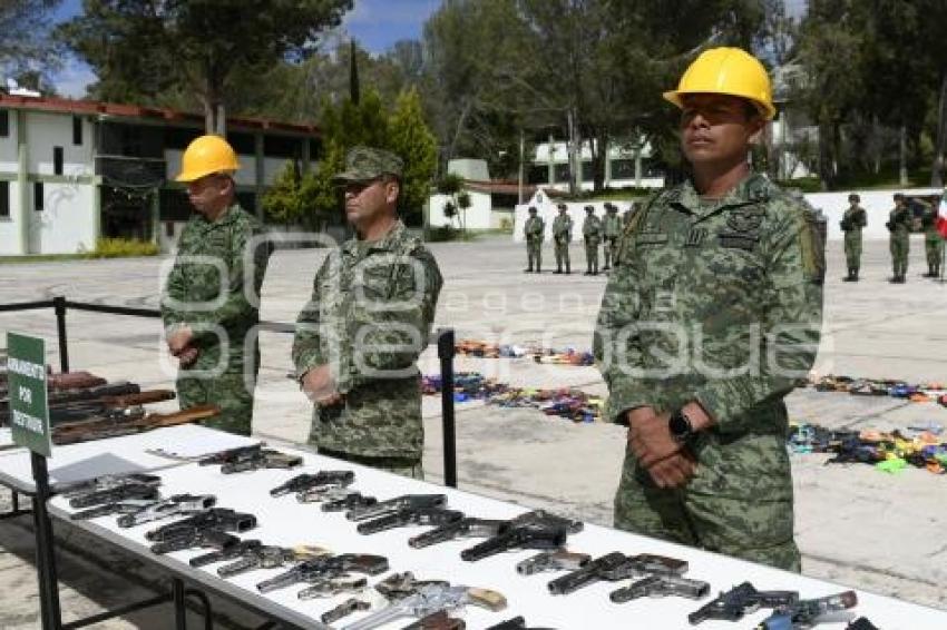 TLAXCALA . CANJE DE ARMAS