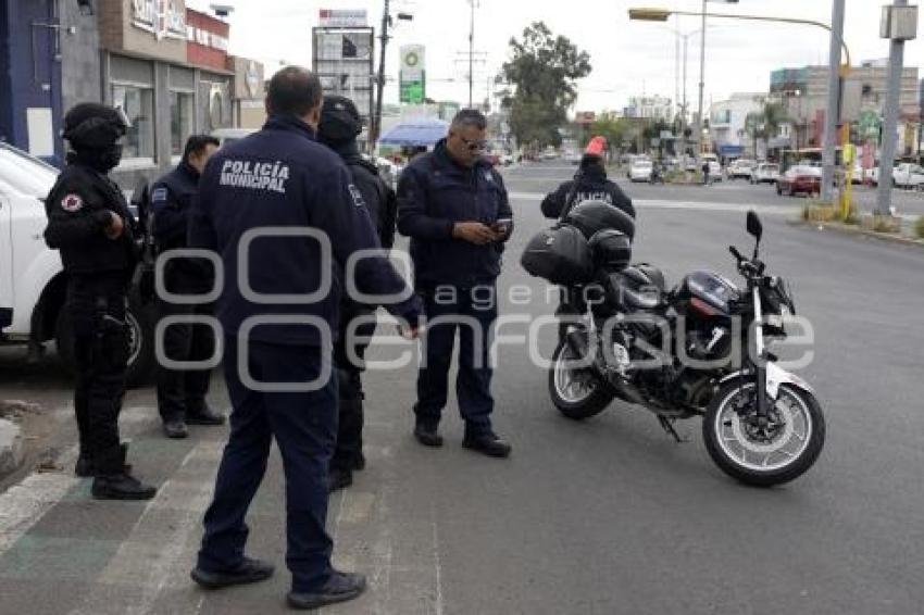 SAN PEDRO CHOLULA . OPERATIVO PASAJERO SEGURO