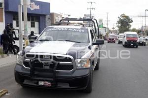 SAN PEDRO CHOLULA . OPERATIVO PASAJERO SEGURO