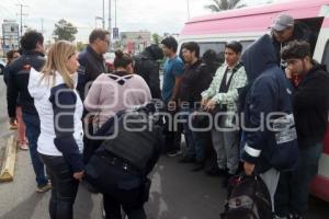 SAN PEDRO CHOLULA . OPERATIVO PASAJERO SEGURO