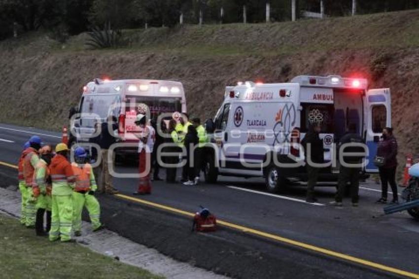 TLAXCALA . ACCIDENTE VIAL