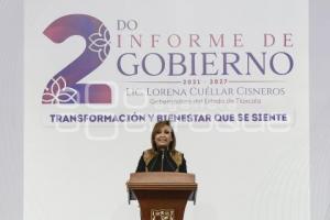 TLAXCALA . INFORME LORENA CUÉLLAR CISNEROS