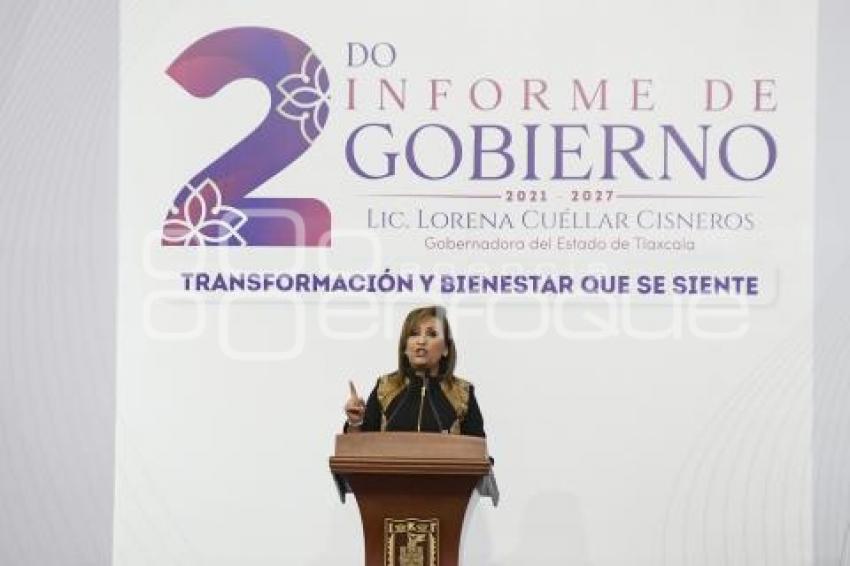 TLAXCALA . INFORME LORENA CUÉLLAR CISNEROS