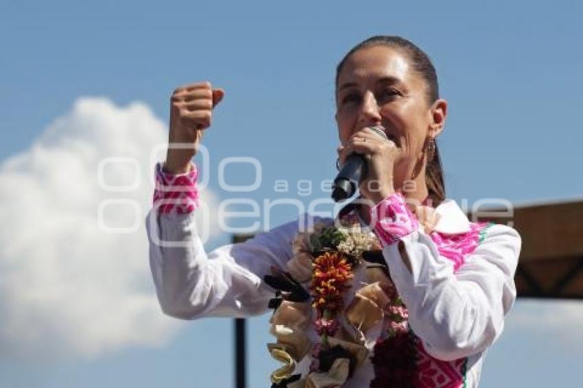 ATLIXCO . CLAUDIA SHEINBAUM