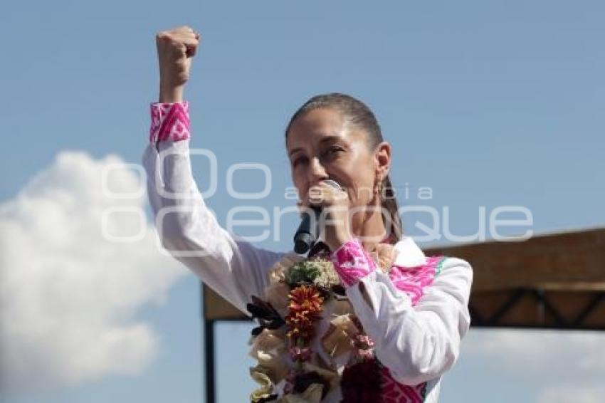 ATLIXCO . CLAUDIA SHEINBAUM