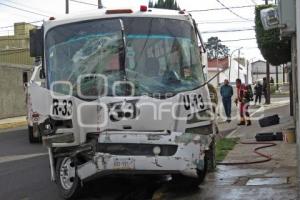 ACCIDENTE TRANSPORTE PÚBLICO