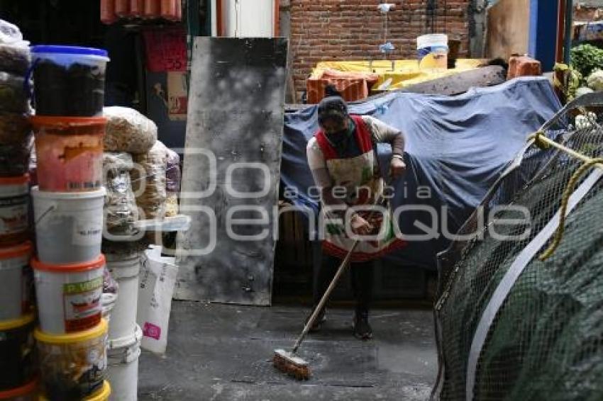 TLAXCALA . INCENDIO MERCADO