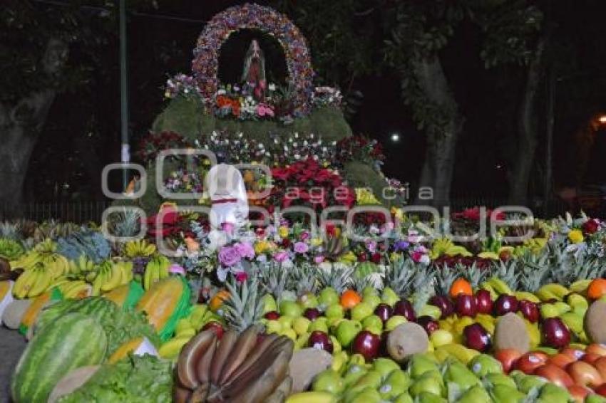 ATLIXCO . OFRENDA GUADALUPANA