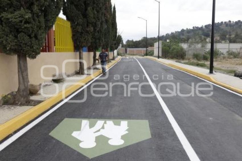 SAN PEDRO CHOLULA . PAVIMENTACIÓN CALLES