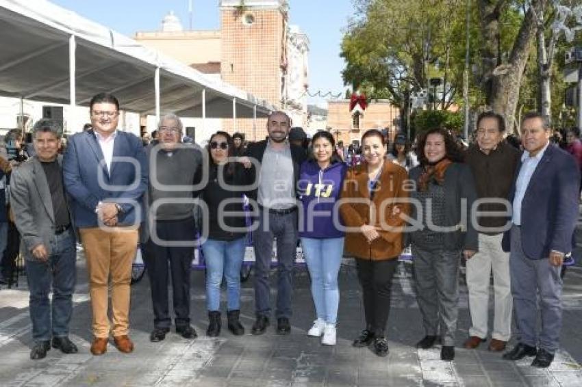 TLAXCALA . ENTREGA BICICLETAS