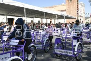 TLAXCALA . ENTREGA BICICLETAS