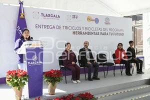 TLAXCALA . ENTREGA BICICLETAS