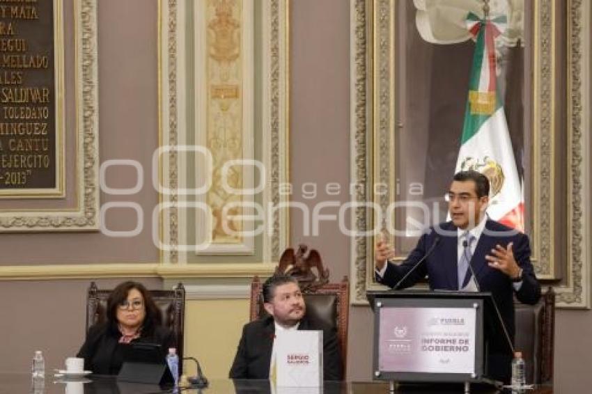 CONGRESO . INFORME GOBERNADOR