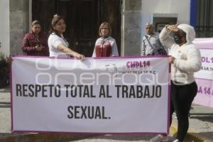 MANIFESTACIÓN . TRABAJADORAS SEXUALES