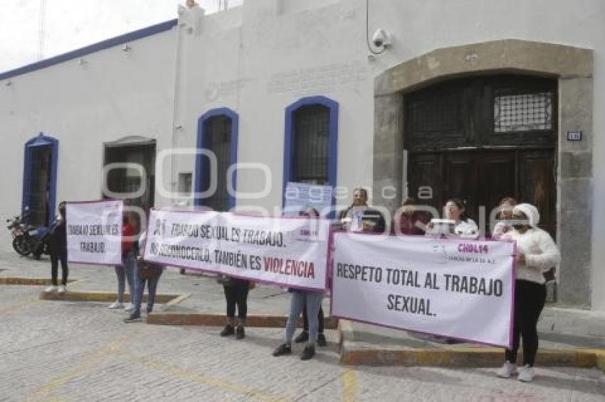 MANIFESTACIÓN . TRABAJADORAS SEXUALES