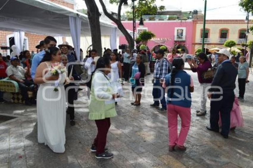 ATLIXCO . BODA COMUNITARIA