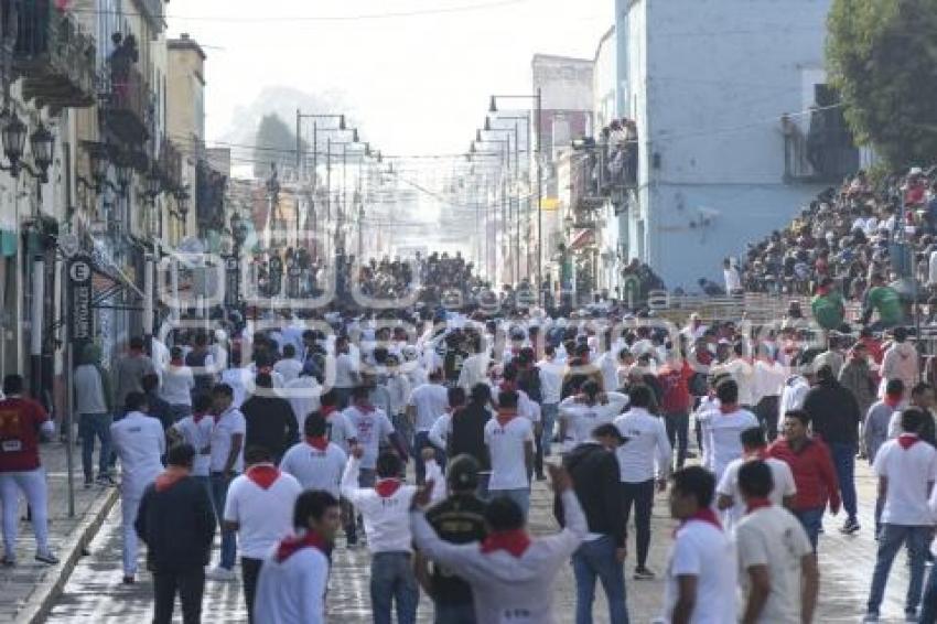 TLAXCALA . ENCIERRO DE TOROS