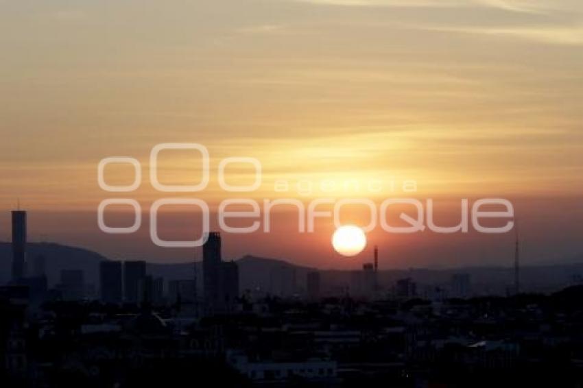 ATARDECER . VOLCÁN POPOCATÉPETL