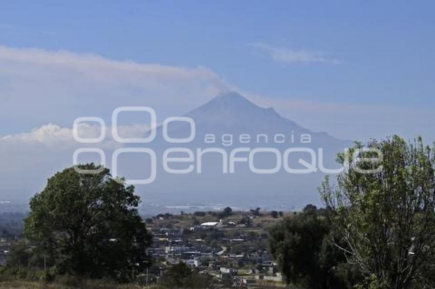 TLAXCALA . VOLCÁN POPOCATÉPETL